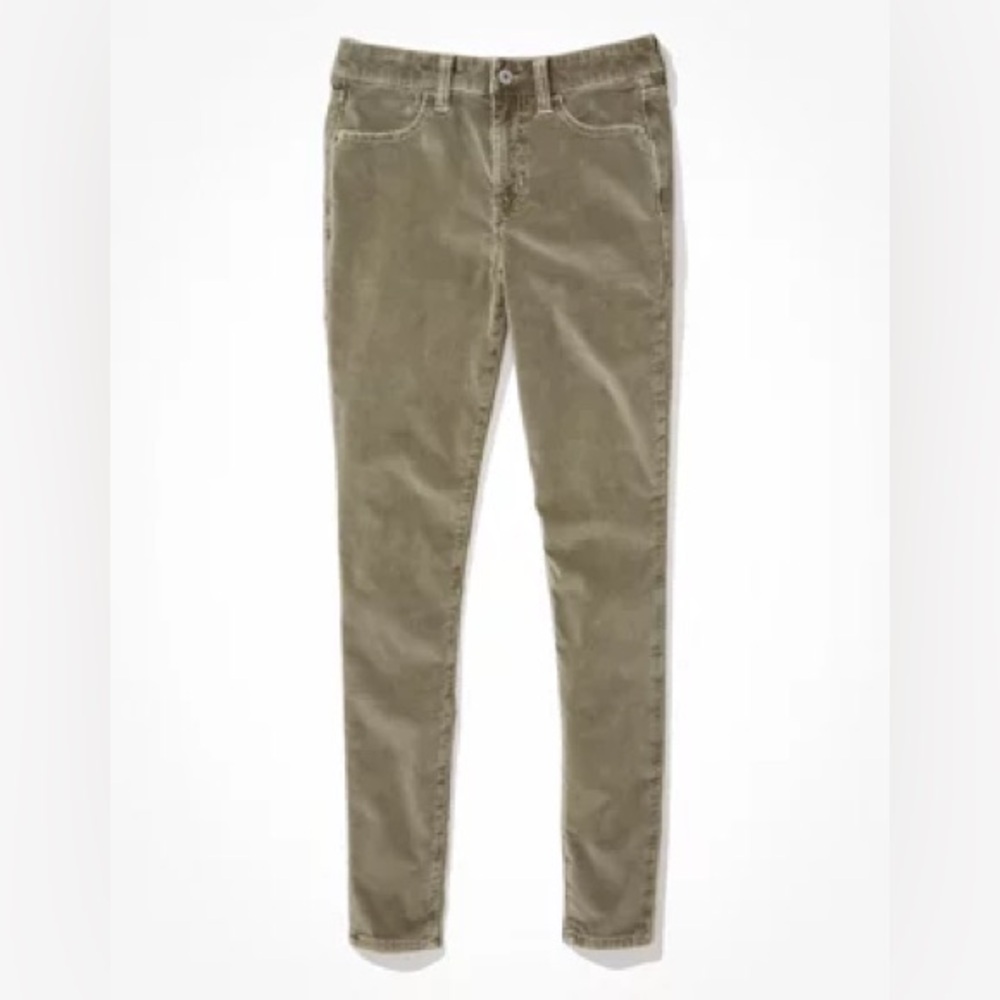 American Eagle hi-rise corduroy hi-rise stretch jegging size 6/28 - NWT